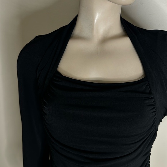 Alfani Black Stretch Midi Dress - Picture 5 of 17